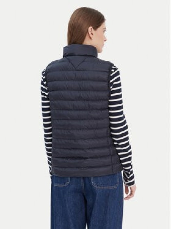 Tommy Hilfiger Bezrękawnik Global Stripe WW0WW42051 Granatowy Regular Fit