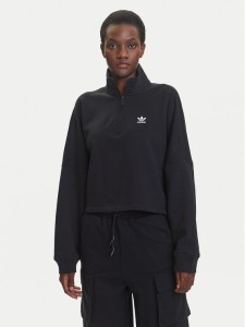 adidas Bluza Essentials French Terry IW5726 Czarny Oversize