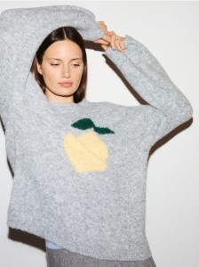 Sweter oversize - jasnoszary