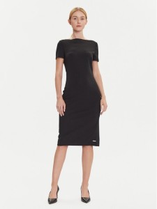 Calvin Klein Sukienka koktajlowa LV044D063G Czarny Slim Fit