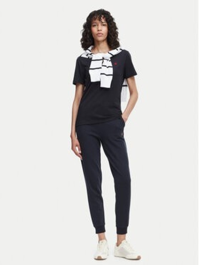Beverly Hills Polo Club T-Shirt P-SS26W-TS516518 Granatowy Regular Fit