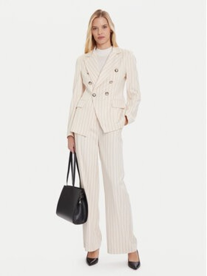 Maryley Marynarka 25IB139/M17 Écru Regular Fit