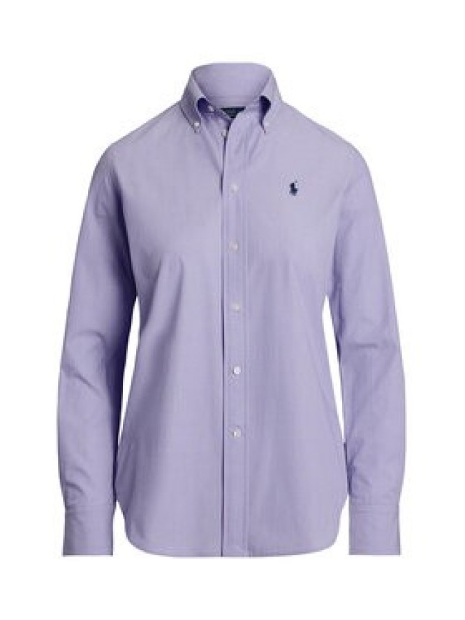 Polo Ralph Lauren Koszula 211941509003 Fioletowy Slim Fit