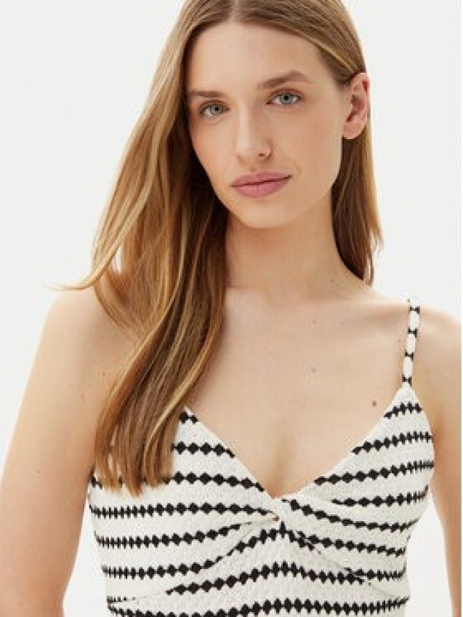 ONLY Sukienka letnia Eva 15346296 Écru Regular Fit