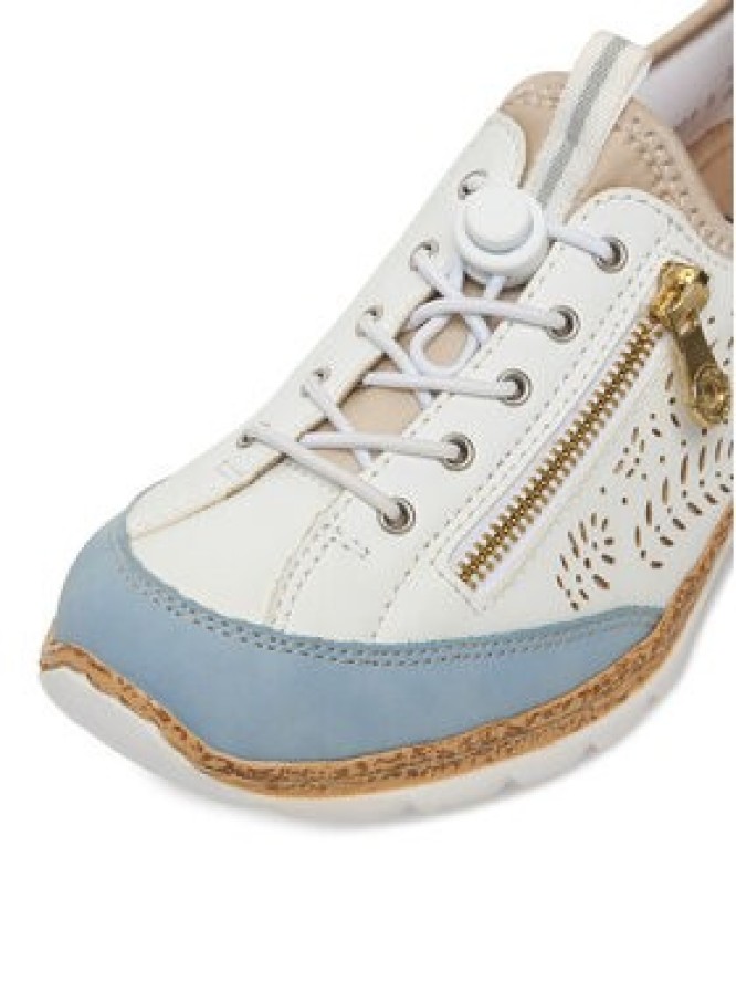 Rieker Półbuty N42K6-80 Biały