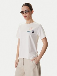 Weekend Max Mara T-Shirt West 2615971041 Écru Regular Fit