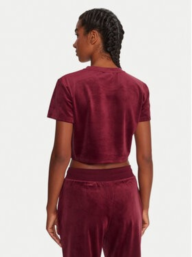 Guess T-Shirt V3BI01 K0232 Bordowy Regular Fit