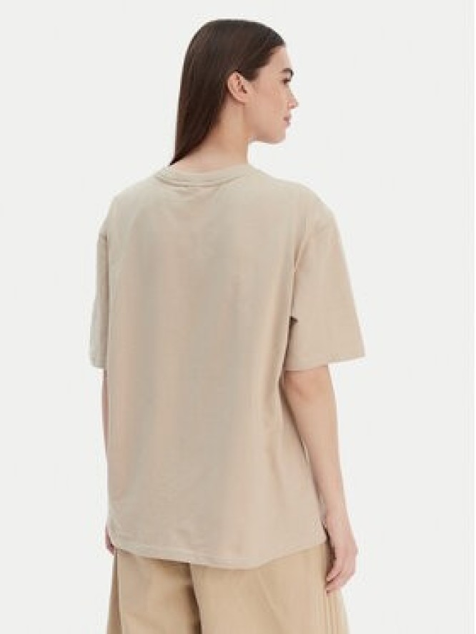 adidas T-Shirt Essentials Boyfriend KD1368 Beżowy Oversize