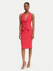 Rinascimento Sukienka koktajlowa CFC0019846002 Różowy Regular Fit