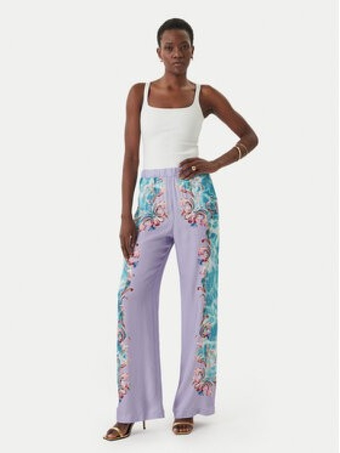 Versace Jeans Couture Spodnie materiałowe 80HAA1P2 NS830 Turkusowy Regular Fit