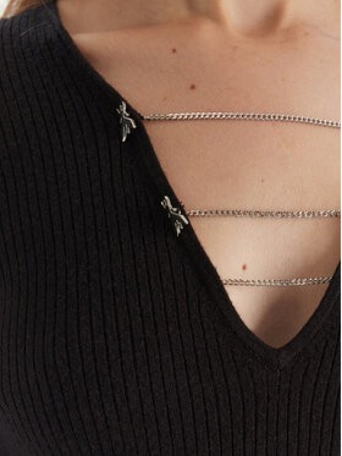 Patrizia Pepe Sweter 2K0331/K7S0-K103 Czarny Regular Fit