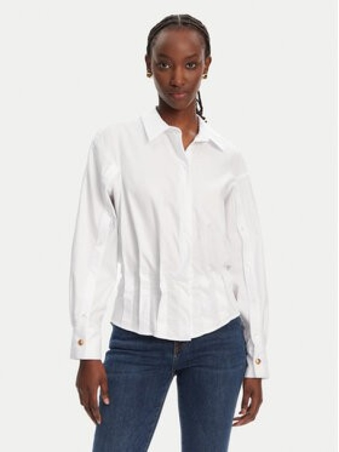 Elisabetta Franchi Koszula CA09852E2 100 Biały Regular Fit