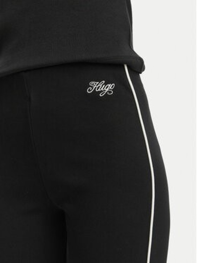 HUGO Spodnie dresowe Niflack 50558616 Czarny Regular Fit