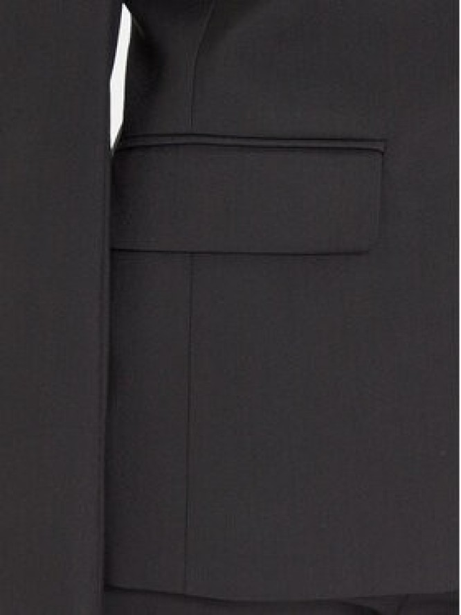 Weekend Max Mara Marynarka Lamine 2525046041 Czarny Regular Fit