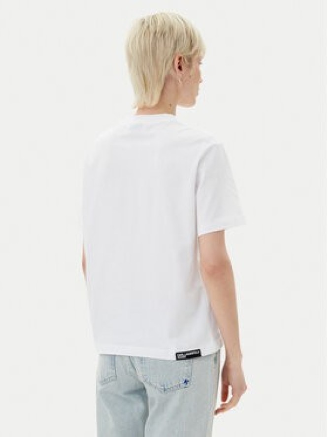 Karl Lagerfeld Jeans T-Shirt A2W17032 Biały Relaxed Fit