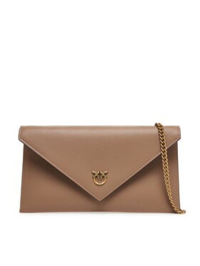 PINKO Torebka Flat Purse Mini AI 25-26 PCPL 105347 A0F1 Brązowy