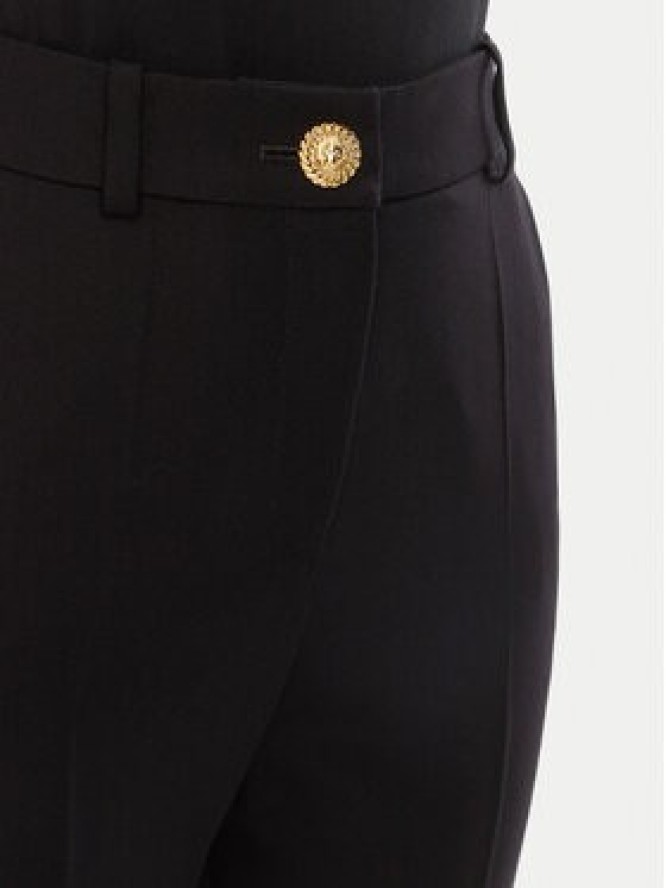 Balmain Spodnie materiałowe DF1PO104WC09 Czarny Regular Fit