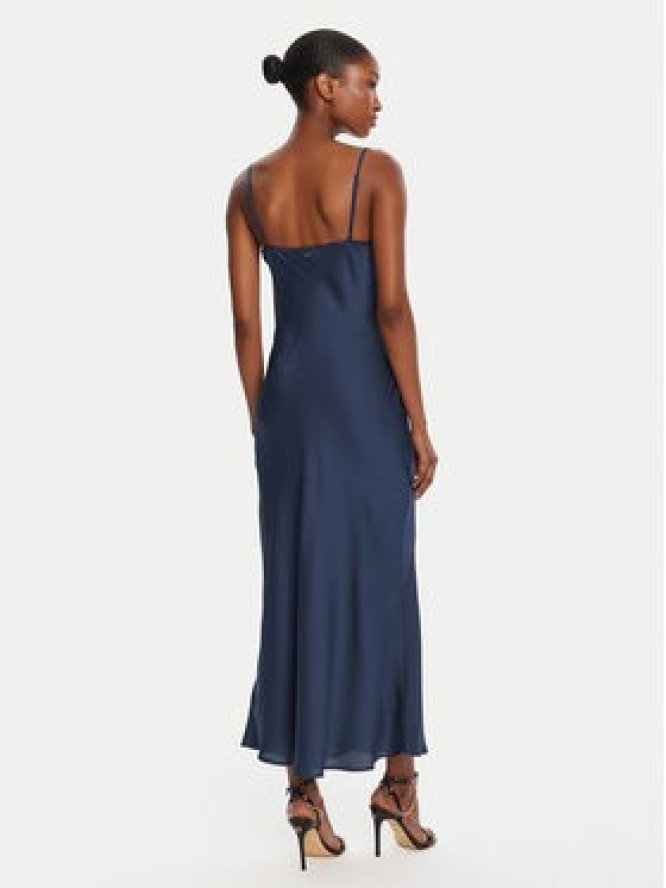 Guess Sukienka koktajlowa W5GK85 WH9C2 Granatowy Classic Fit