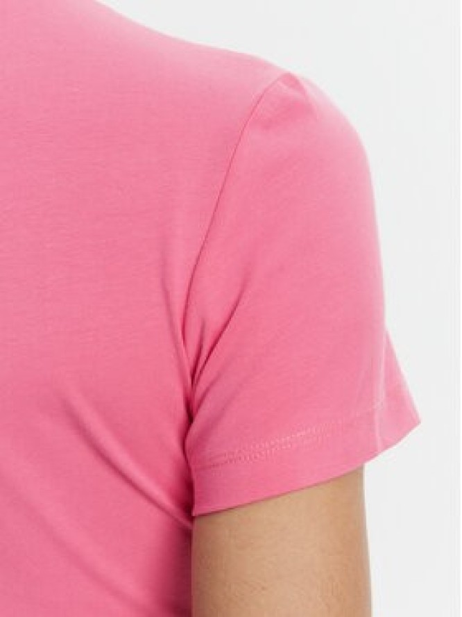 Versace Jeans Couture T-Shirt 78HAHC05 Różowy Slim Fit