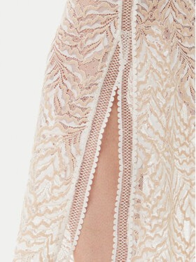 Guess Sukienka koktajlowa W5GT37 KCS90 Beżowy Slim Fit