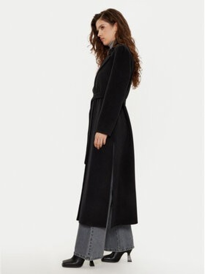 Marella Płaszcz wełniany Ardenza 2423016031 Czarny Regular Fit