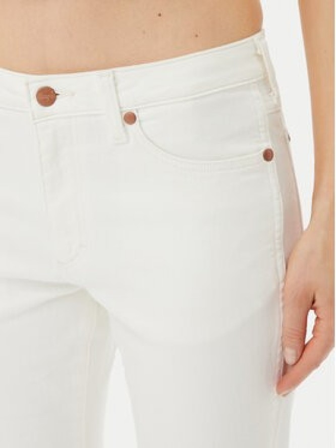 Wrangler Jeansy 112362665 Biały Bootcut Fit