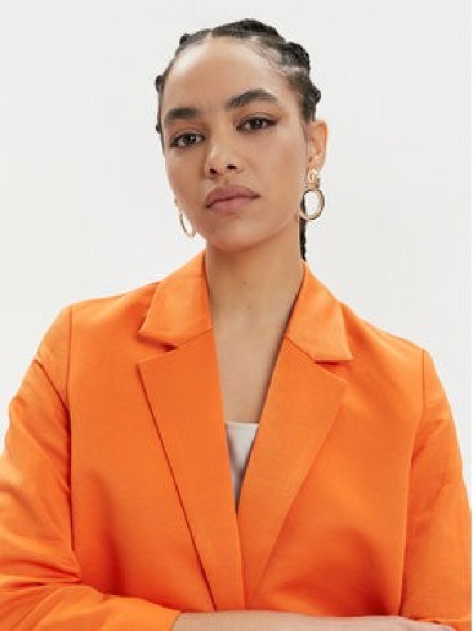 Tamaris Apparel Marynarka Craon TAW0511 Pomarańczowy Relaxed Fit