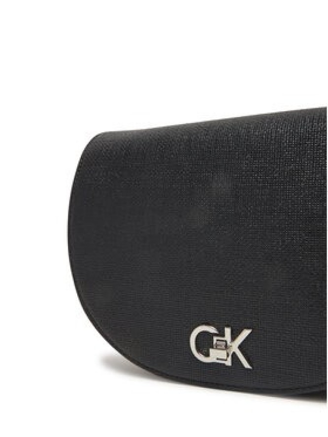 Calvin Klein Torebka Ck Hw Crossbody Saddle Bag_Tex K60K613233 Czarny