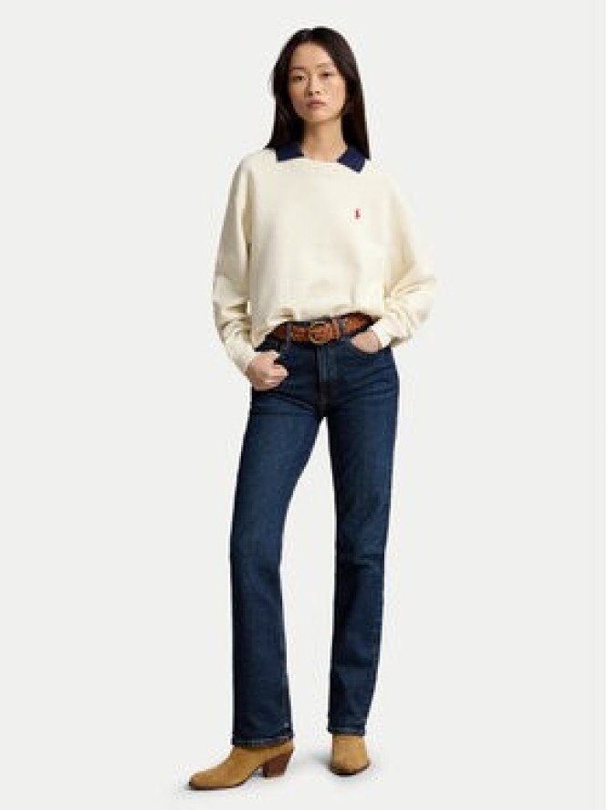 Polo Ralph Lauren Bluza 211B17785002 Kremowy Relaxed Fit