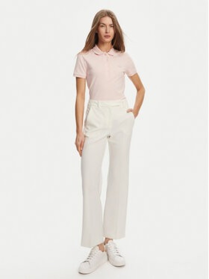 Lacoste Polo PF5462 Różowy Slim Fit