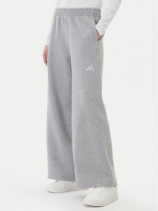 adidas Spodnie dresowe ALL SZN Holiday Glitter Fleece JV5758 Szary Loose Fit