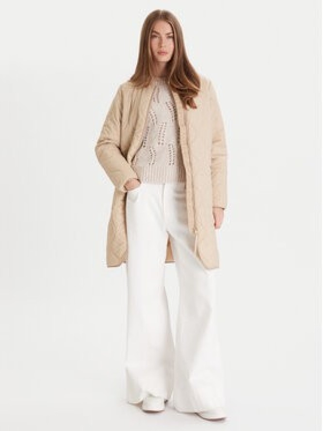 JOOP! Kurtka zimowa Carla 10018874 30047609 Beżowy Regular Fit