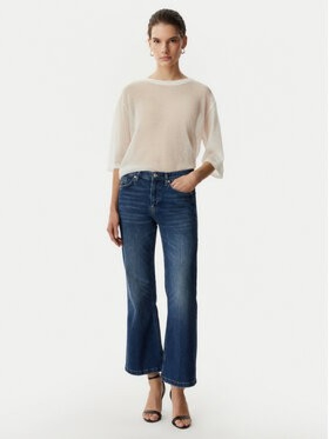JOOP! Sweter 262Kn58Killa 30102943 Kremowy Relaxed Fit