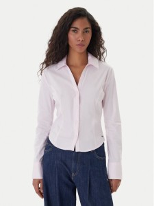 Tommy Jeans Koszula Baby DW0DW22604 Różowy Slim Fit
