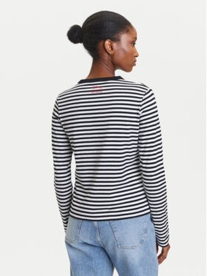 KARL LAGERFELD Bluzka A3W17091 Czarny Regular Fit