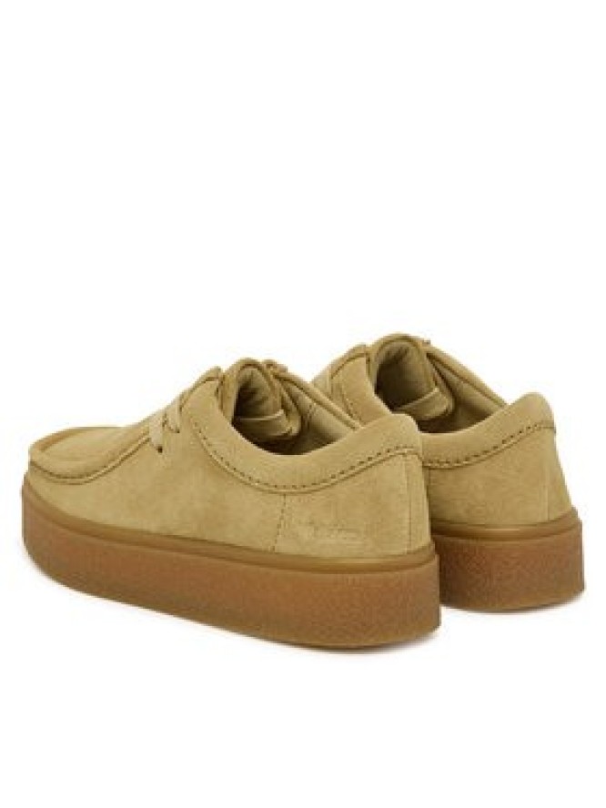Clarks Półbuty Boxbee Walla. 26328110 Beżowy