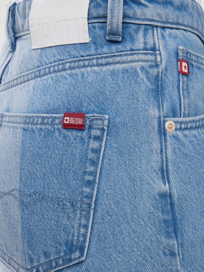 Jeansy damskie dwukolorowe jasnoniebieskie Avril 150