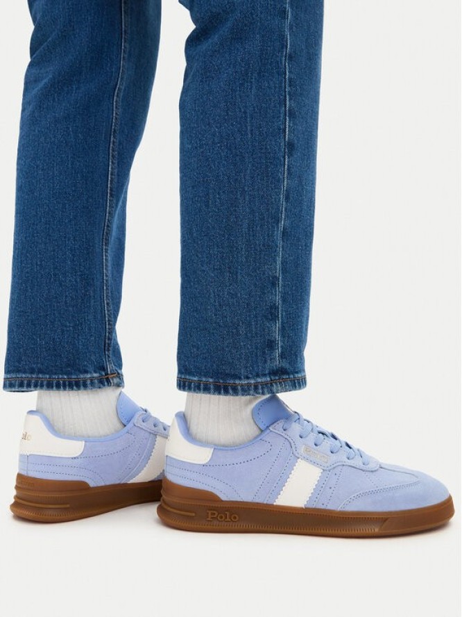 Polo Ralph Lauren Sneakersy 804956688011 Niebieski jasny