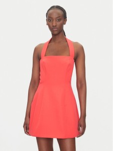 Bardot Sukienka koktajlowa 59857DB Czerwony Slim Fit
