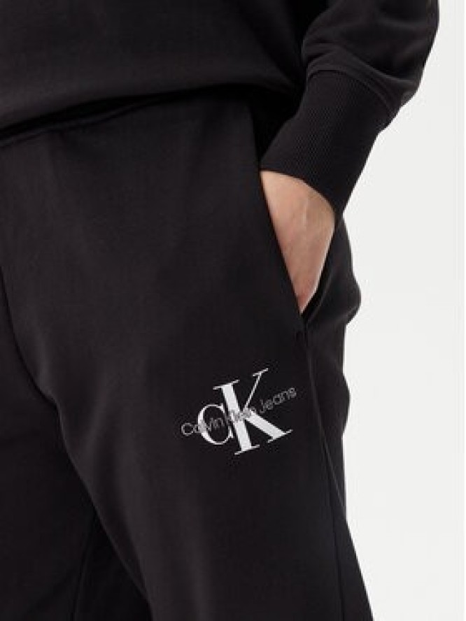 Calvin Klein Jeans Bluza Monologo J20J225358 Czarny Regular Fit