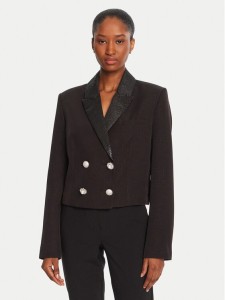 Lola Casademunt by Maite Marynarka MF2502003 Czarny Regular Fit