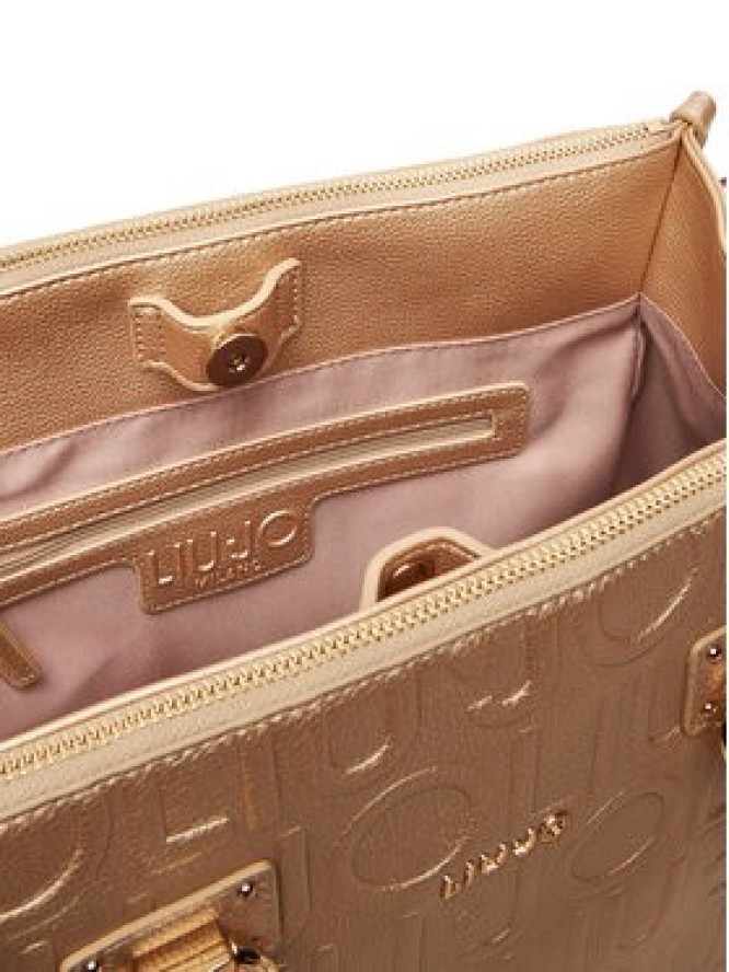 Liu Jo Torebka Ecs M Satchel AF5008 E0538 Złoty