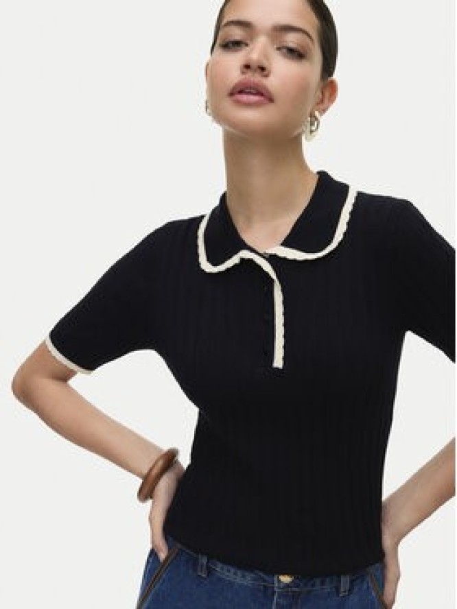 Vero Moda Sweter Manon 10336939 Czarny Slim Fit