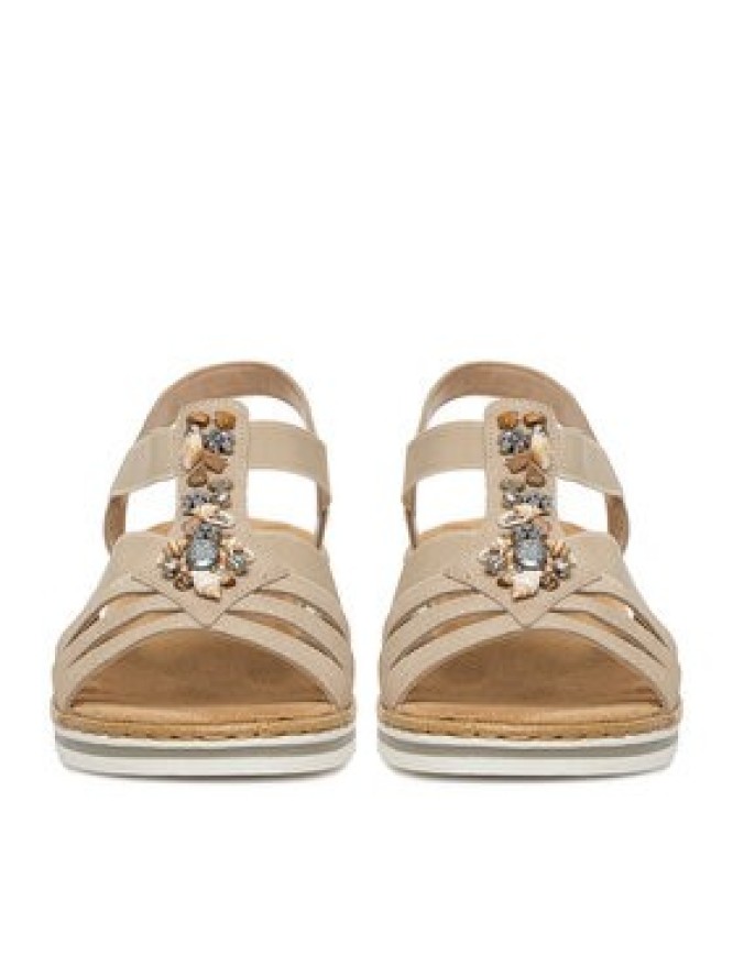 Rieker Sandały CEO-V0649-62 Beżowy