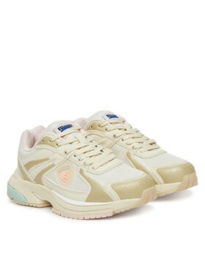 Blauer Sneakersy S5MOON01/MEG Écru