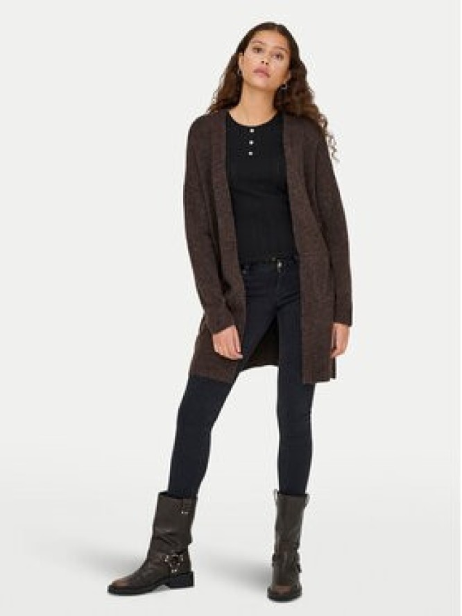 ONLY Kardigan Talio 15358604 Brązowy Regular Fit