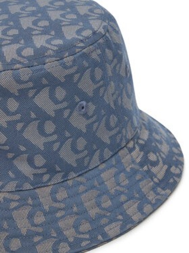Calvin Klein Kapelusz Logo Jacquard Bucket Hat LV04K5059G Niebieski