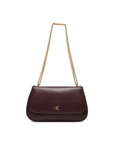 Calvin Klein Torebka Ck Convertible Chain Medium Bag LV04F3171G Bordowy