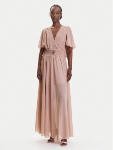 Fracomina Sukienka wieczorowa FQ25SD3011W41201 Różowy Regular Fit