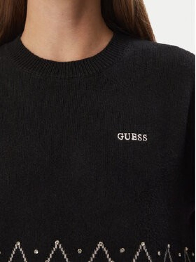 Guess Sweter V6BR16 Z2278 Czarny Regular Fit